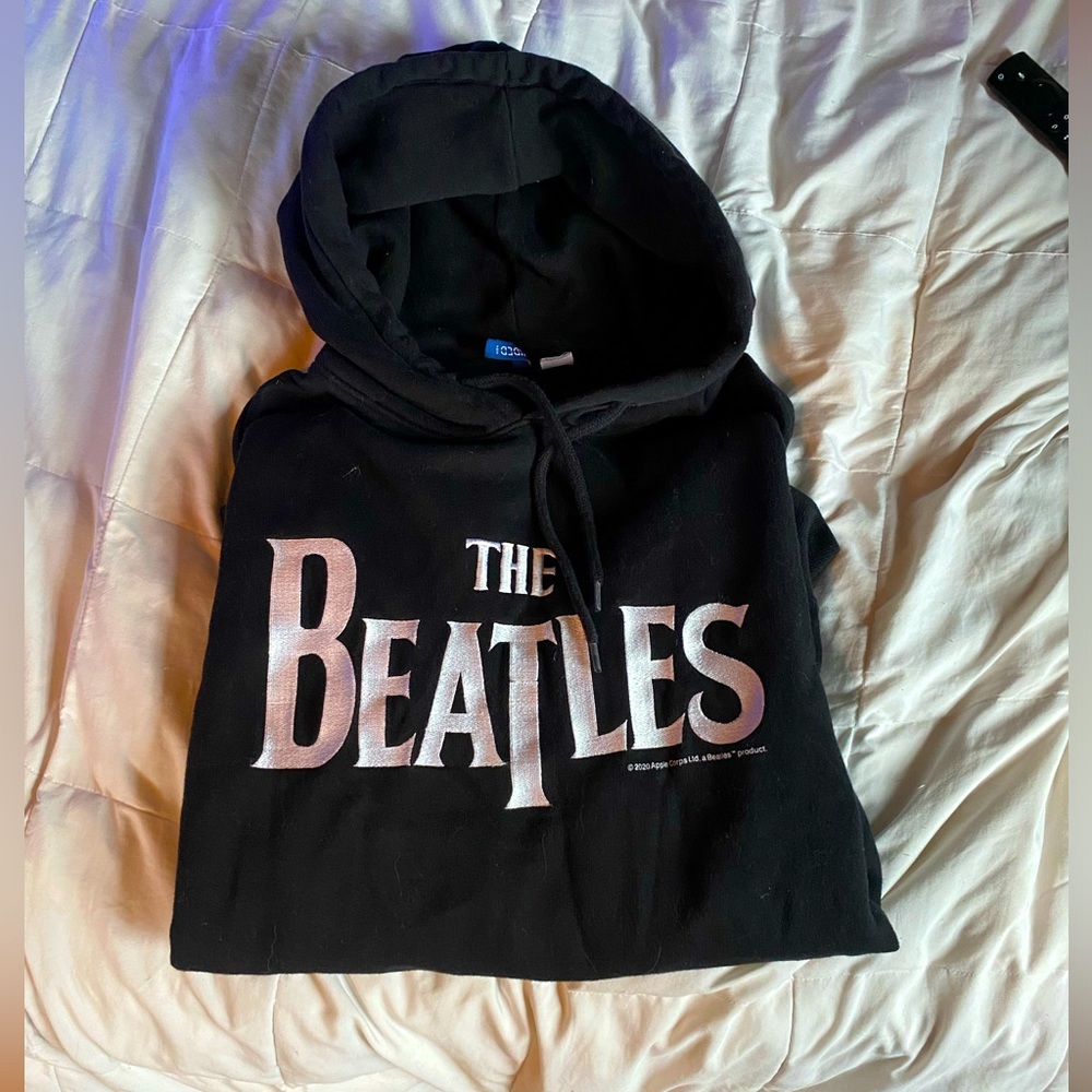 Super Soft Black Beatles Band Hoodie